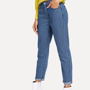 SheIn Striped Jeans